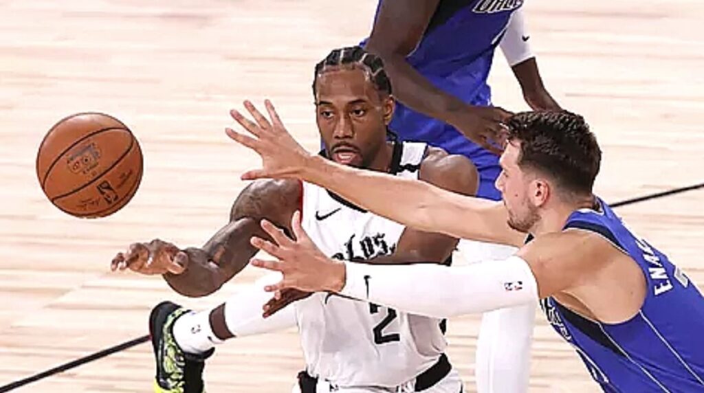 pass off Luka Doncic