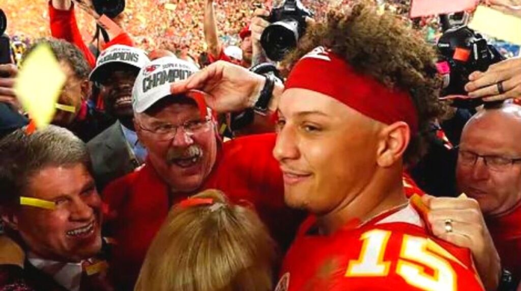 Patrick Mahomes in this pic