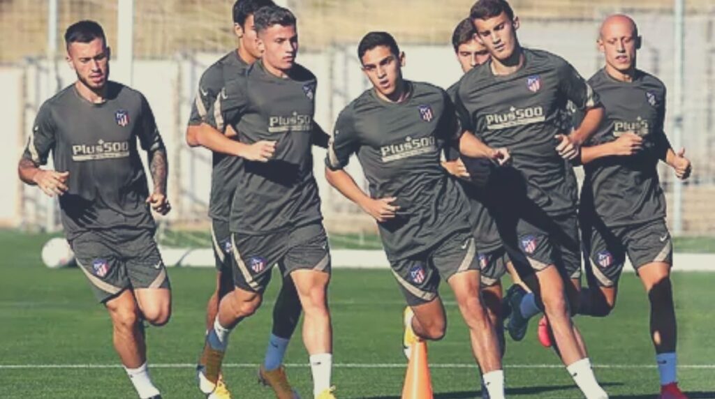 Atlético's players